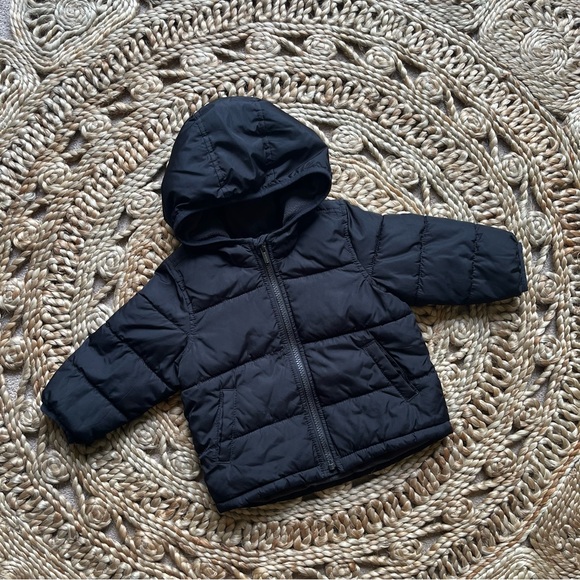 OLD NAVY Baby/Toddler Winter Coat, Black, 18-24 Months - Picture 4 of 6